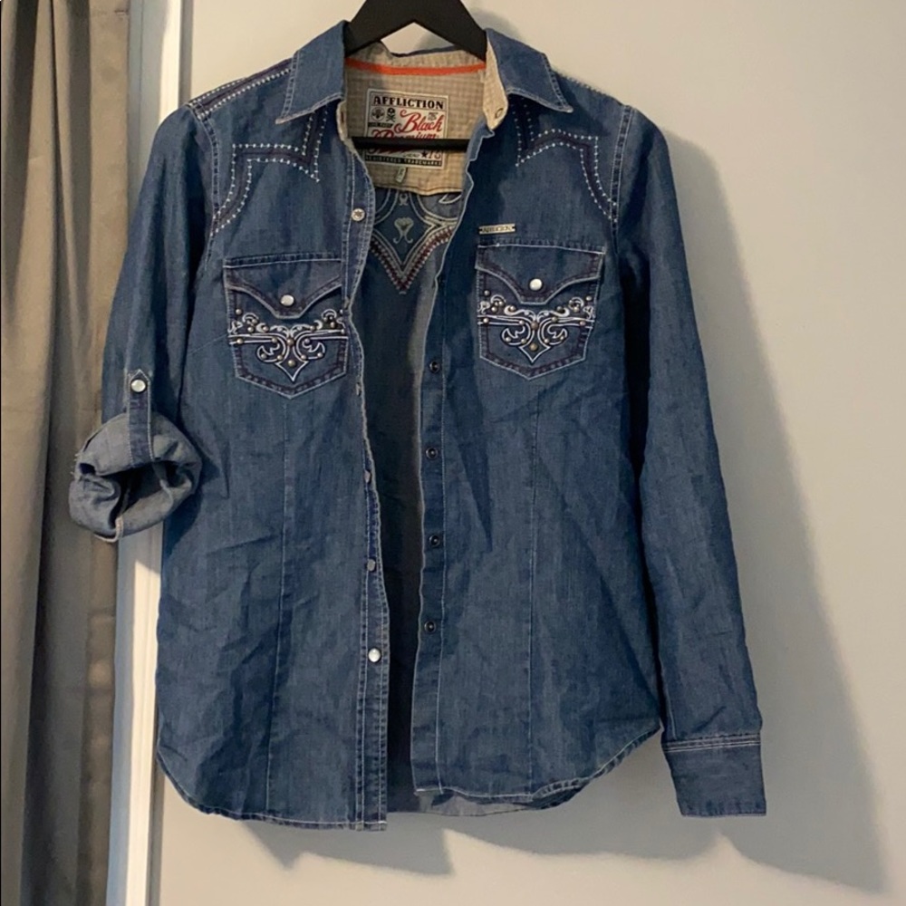 Affliction Button Up - image 1